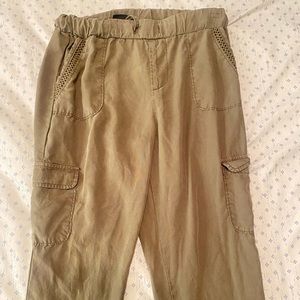 green cargo pants. target brand. size 10-12 kids.